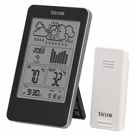 TAYLOR Wireless In/Out Thermometer w/Barometer 1733