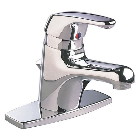 American Standard Single Handle Single Hole Mount, 1 Hole Bathroom Faucet, Polished chrome 1480100.002