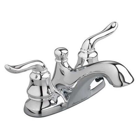 American Standard Manual 4" Mount, 3 Hole Princeton(R) Bathroom Faucet, Polished chrome 4508201.002