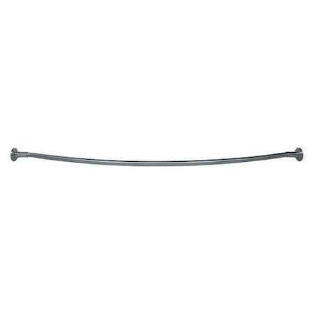 Taymor Curved Shower Rod, Satin Nickel, 60 in. L 01-C6289SN
