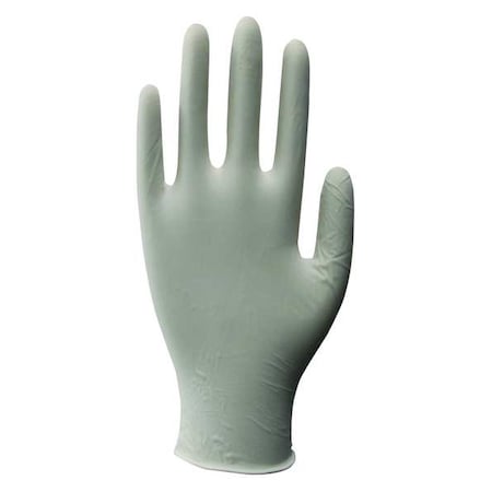 Condor Disposable Gloves, 4.00 to 4.99 mil Palm, Latex, Powdered, M (8), 100 PK, Beige 48UM25