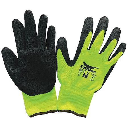 Zoro Select Cut Resistant Coated Gloves, Cut Level A3 , Dipped , Latex , Rough , S 1 PR 48UR12