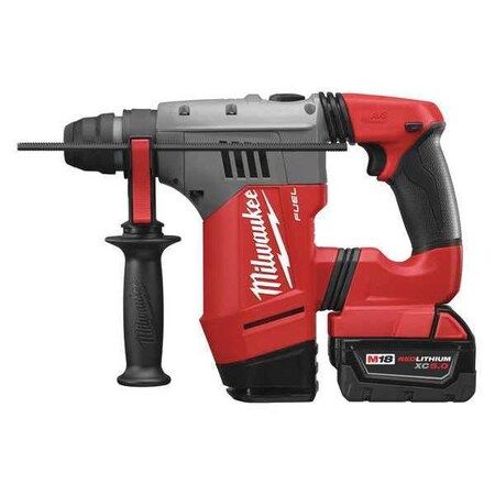 Milwaukee Tool M18 FUEL™ 18V 1-1/8" Cordless SDS-Plus Rotary Hammer Kit (2 9.0Ah Batteries + Hard Case Bundle) 2715-22HD
