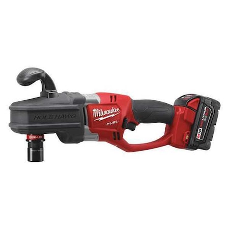 Milwaukee Tool M18 FUEL(TM) Hole Hawg(R) Drill Kit, 7/16 in, 18V DC, (2) 9.0Ah Batteries + Soft Case Bundle 2708-22HD