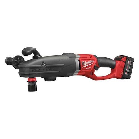 Milwaukee Tool M18™ Cordless Right Angle Drill Kit, 7/16 in Hex Quick Lock, 18V, Cordless Drill 2711-22HD