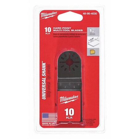 Milwaukee Tool 10-Piece Hard Point Bi-Metal Multi-Tool Blades 48-90-4030