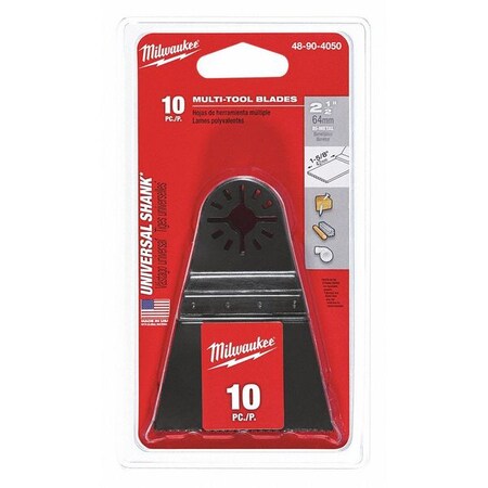 Milwaukee Tool 10 pc. 2-1/2" Bi-Metal Multi-Tool Blade 48-90-4050