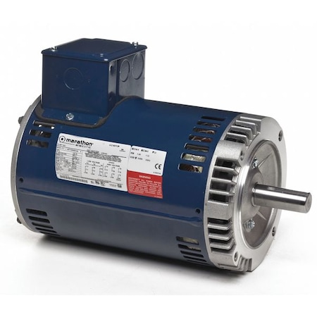 Marathon Three-Phase General Purpose Motor, 5 HP, 182TC Frame, 230/460V AC Voltage, 3500 rpm Nameplate RPM 182TTDBD6004