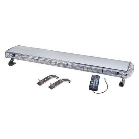 Wolo Lightbar, LED, Red, Bracket Mnt, 16 Heads 7810-R