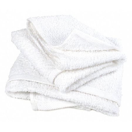 Proclean Basics Cotton All-Purpose Terry Cleaning Towels 14" x 17", White, 48/Box, 48PK Z51746