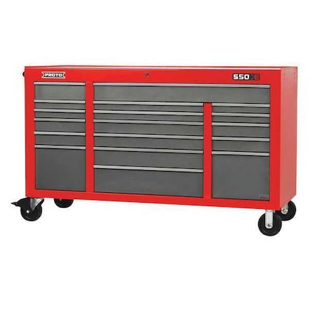 Proto 67 W Rolling Cabinet 18 Drawers Gloss Blue 25 1 4 D X 41 H