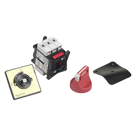 Square D Manual Motor Switch, 16 A, 3 P, Phase, Rotary Knob, TeSys VARIO Series VCF01