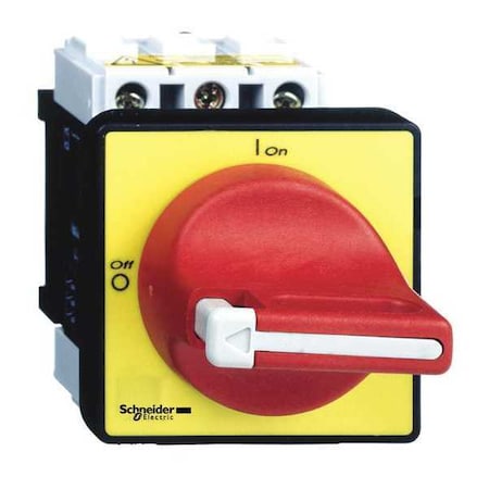 Square D Manual Motor Switch, 20 A, 3 P, Phase, Rotary Knob, TeSys VARIO Series VCF1