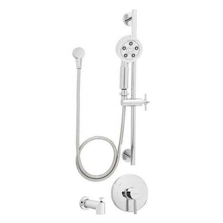 Speakman Wall Shower and Tub Combination, Manual, 3, Wall, Polished Chrome SM-1050-P