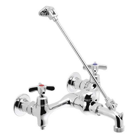 Speakman Cross Handle 8" Mount, Polished chrome 3 Hole SC-5811