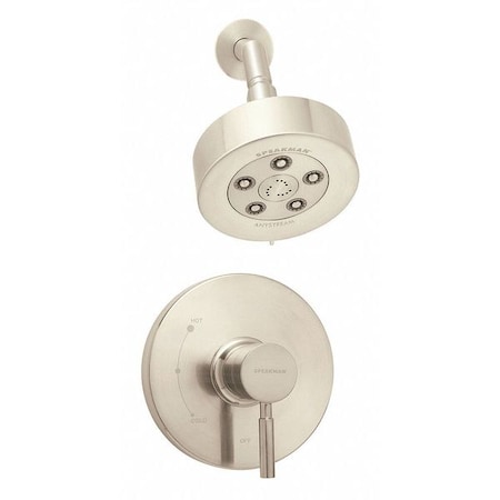 Speakman Shower System Combination, Manual, 2, Brushed Nickel SM-1010-P-BN