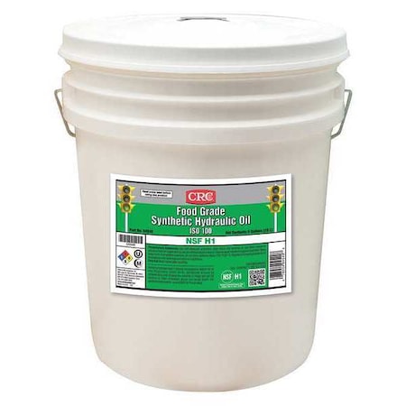 Crc 5 gal Pail, Hydraulic Oil, 100 ISO Viscosity, 30 SAE 04549