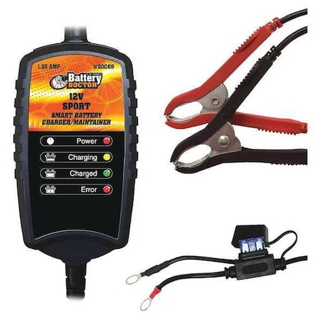 Battery Doctor Battery Charger, Automatic Charging, Maintaining For Battery Voltage: 12 20069