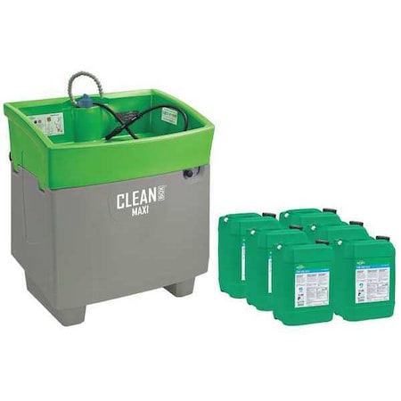 Walter Surface Technologies Parts Washer Kit, 43 in H, 36 gal., Tubular 55D615CBAP