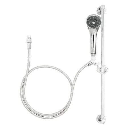 Speakman Wall Commercial Shower Combination, Manual, 1, Wall, Polished Chrome VS-2054
