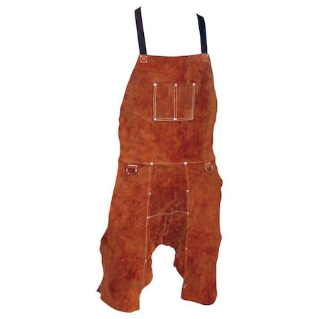 Tillman Welding Apron, Leather, 2.3 lb, 48 in Length, Brown, Universal 3849