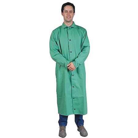 Tillman Coat, Cotton, snaps Closure, Green, 2XL 62502X