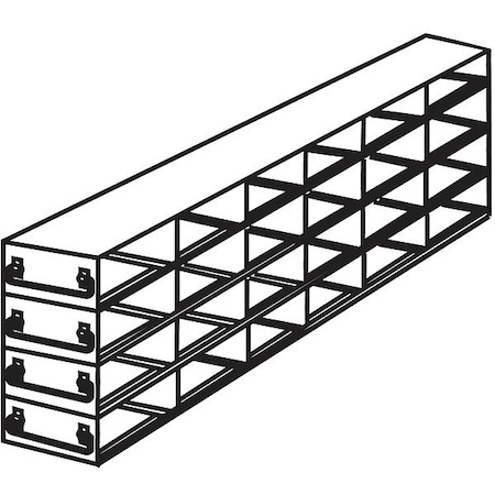 Cole Parmer Freezer Rack, for 96 Deep Well Plates, SS RDDP64A