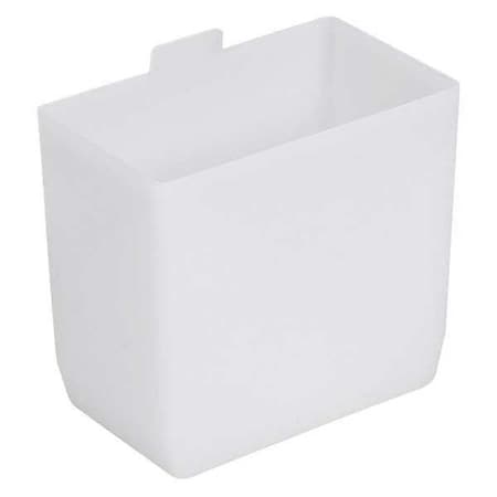 Zoro Select Clear Plastic Bin Cups, Smooth, 2 in L 30101BLANK