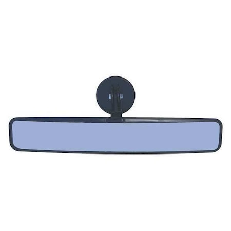 Ideal Warehouse Innovations Wide Magnetic Mirror, Black, Plastic 70-1135