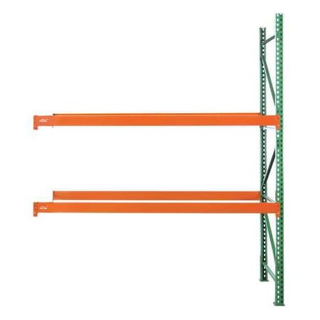Husky Rack & Wire Teardrop, 10 ft H, 111 in W, 36 in D, Green/Orange 183612043108A