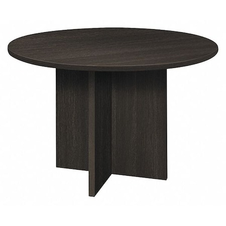 Hon Basyx Round Conference Table, 48" X 48" X 29-1/2" HBLC48D.ESES