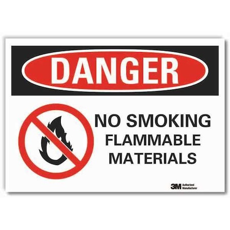 Lyle Danger Sign, 10" H, 14 in W, Non-PVC Polymer, Horizontal Rectangle, English, LCU4-0204-ED_14x10 LCU4-0204-ED_14x10