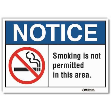 Lyle Notice Sign, 10" H, 14 in W, Non-PVC Polymer, Horizontal Rectangle, English, LCU5-0037-ED_14x10 LCU5-0037-ED_14x10