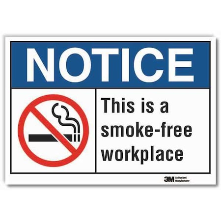 Lyle Notice Sign, 7" H, 10" W, Non-PVC Polymer, Vertical Rectangle, English, LCU5-0029-ED_10x7 LCU5-0029-ED_10x7