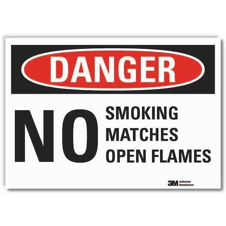 Lyle Danger Sign, 10" H, 14 in W, Non-PVC Polymer, Horizontal Rectangle, English, LCU4-0552-ED_14x10 LCU4-0552-ED_14x10