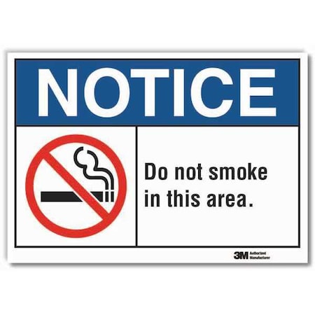 Lyle Notice Sign, 7" H, 10" W, Non-PVC Polymer, Vertical Rectangle, English, LCU5-0027-ED_10x7 LCU5-0027-ED_10x7
