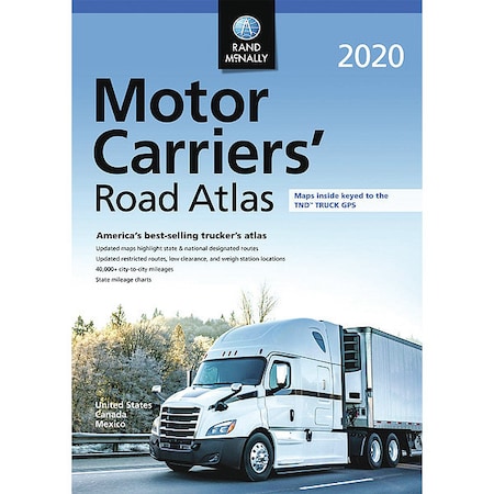 Jj Keller Road Atlas, US, 11 in. W, 15-3/8 in. H 72022