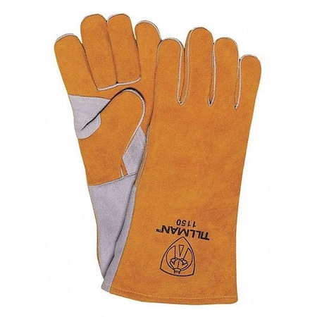 Tillman Welding Gloves, Cowhide, L, 1 PR 1150