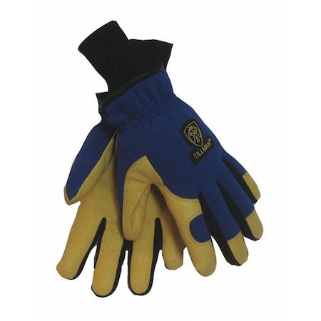 Tillman Cold Protection Gloves, 100g Thinsulate Lining, Blue/Tan, XL 1590XL