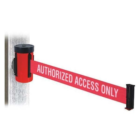 Retracta-Belt Belt Barrier, Red, Red/White Text Belt WH700RD-AAO-MM