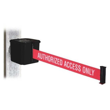 Retracta-Belt Belt Barrier, Red/White Text Belt WH412SB30-AAO-MM