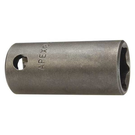 Apex Tool Group 3/8 in Drive Socket Standard Socket, Oiled, Standard, 3/8" Dr., 11/16 3122PT-1PK