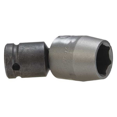 Apex Tool Group 1/2 " Drive Impact Flex Socket Standard Socket, Oiled, Impact Flex Std., 1/2" Dr., 3/4 SA-404-1PK