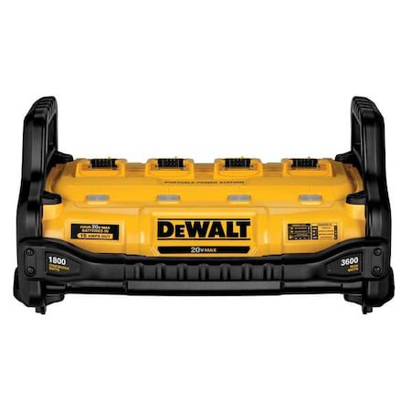 Dewalt FLEXVOLT Power Station, 120VAC, 20.0V, 4 Ports DCB1800B