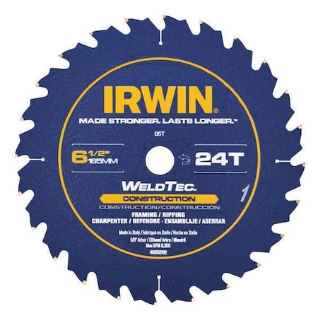 Irwin 24-Teeth Circular Saw Blade 4935202