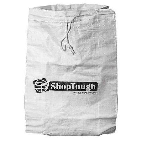 Shoptough Transport Bags, 165 g/sq m, White, Drawstring 222169