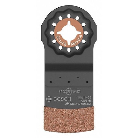 Bosch Oscillating Blade, Carbide Grit, 4 in. L OSL114CG