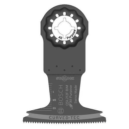 Bosch Oscillating Blade, Bi-Metal, 4 in. L OSL212F