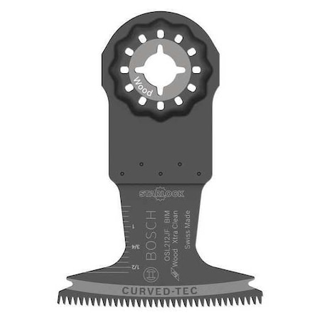 Bosch Oscillating Blade, Bi-Metal, 4 in. L, Wood OSL212JF