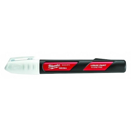Milwaukee Tool INKZALL White Liquid Paint Marker 48-22-3711